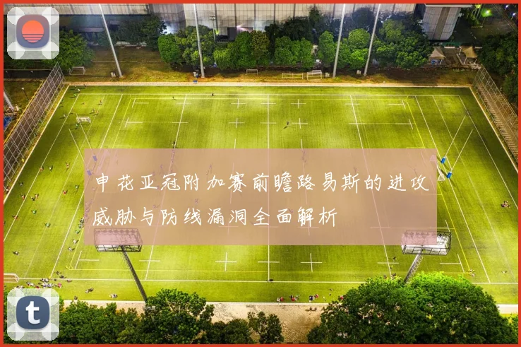 申花亚冠附加赛前瞻路易斯的进攻威胁与防线漏洞全面解析
